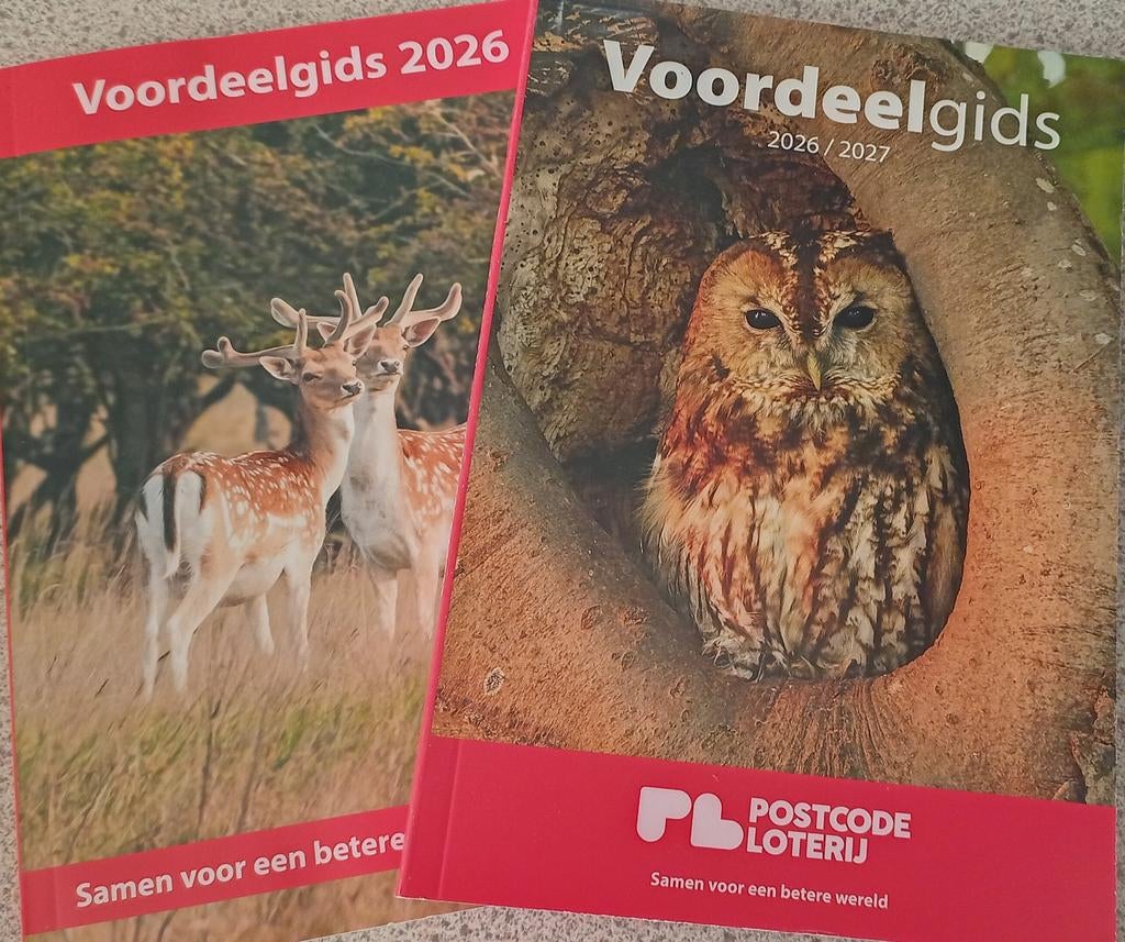 Voordeelgids postcodeloterij 2026 + 2026/2027, Tickets en Kaartjes, Kortingen en Cadeaubonnen, Drie personen of meer, Kortingsbon