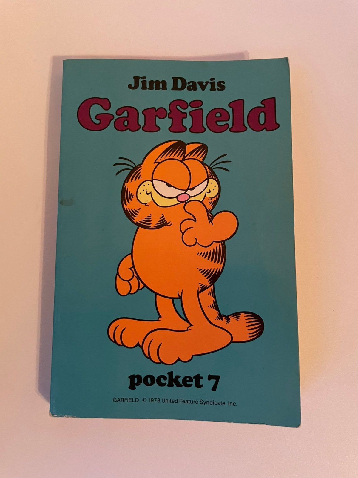 Cartoon strip Garfield , pocket 7, Jim Davis Bruna 1987, Boeken, Stripboeken, Eén stripboek, Ophalen of Verzenden, Gelezen