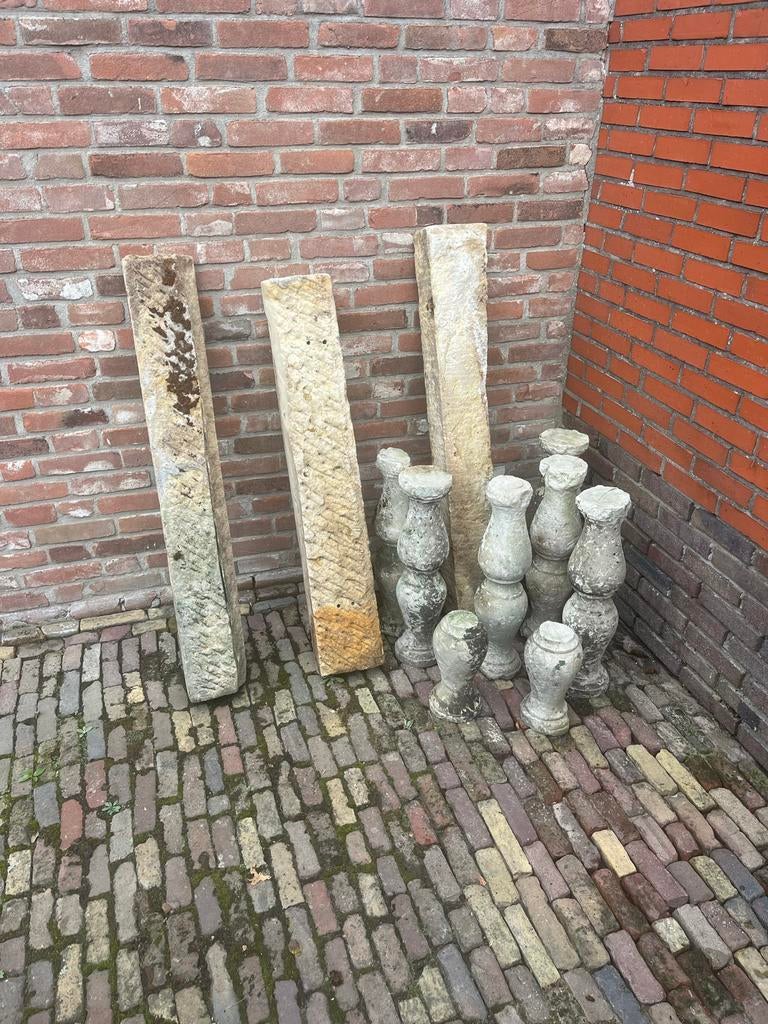 Bentheimer vensterbanken en balusters, Tuin en Terras, Ophalen, Zo goed als nieuw