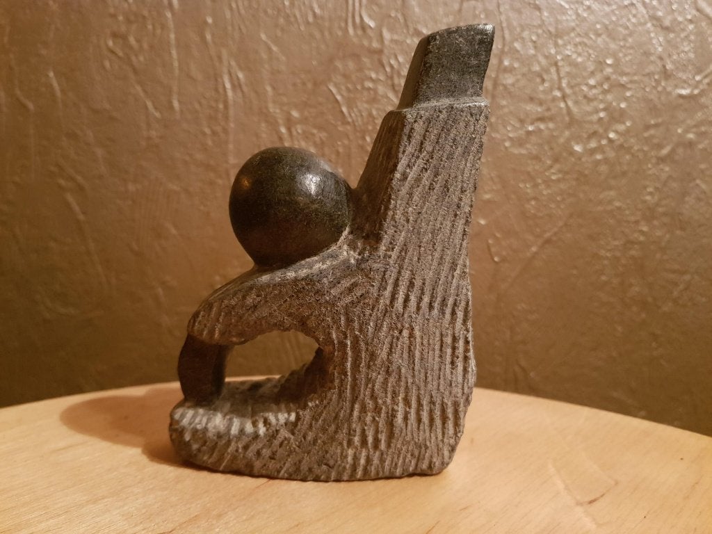 retro vintage uniek speksteen danser beeldje sculptuur dans, Verzamelen, Beelden en Beeldjes, Ophalen of Verzenden, Gebruikt, Mens