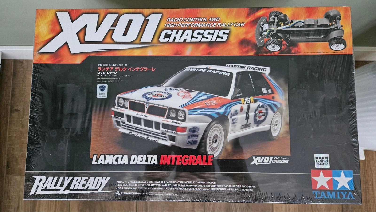 Tamiya XV-01 Lancia Delta Integrale RC Rally Auto, Elektro, Auto offroad, Nieuw, Ophalen of Verzenden