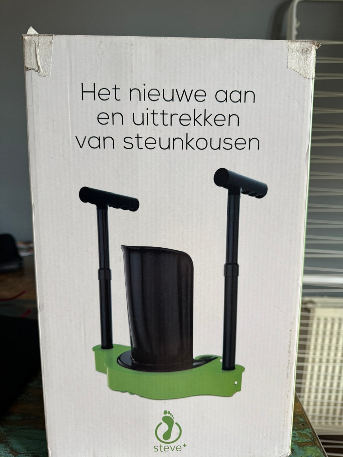 Steve aan en uitrek hulpmiddel voor steunkousen, Ophalen of Verzenden, Zo goed als nieuw