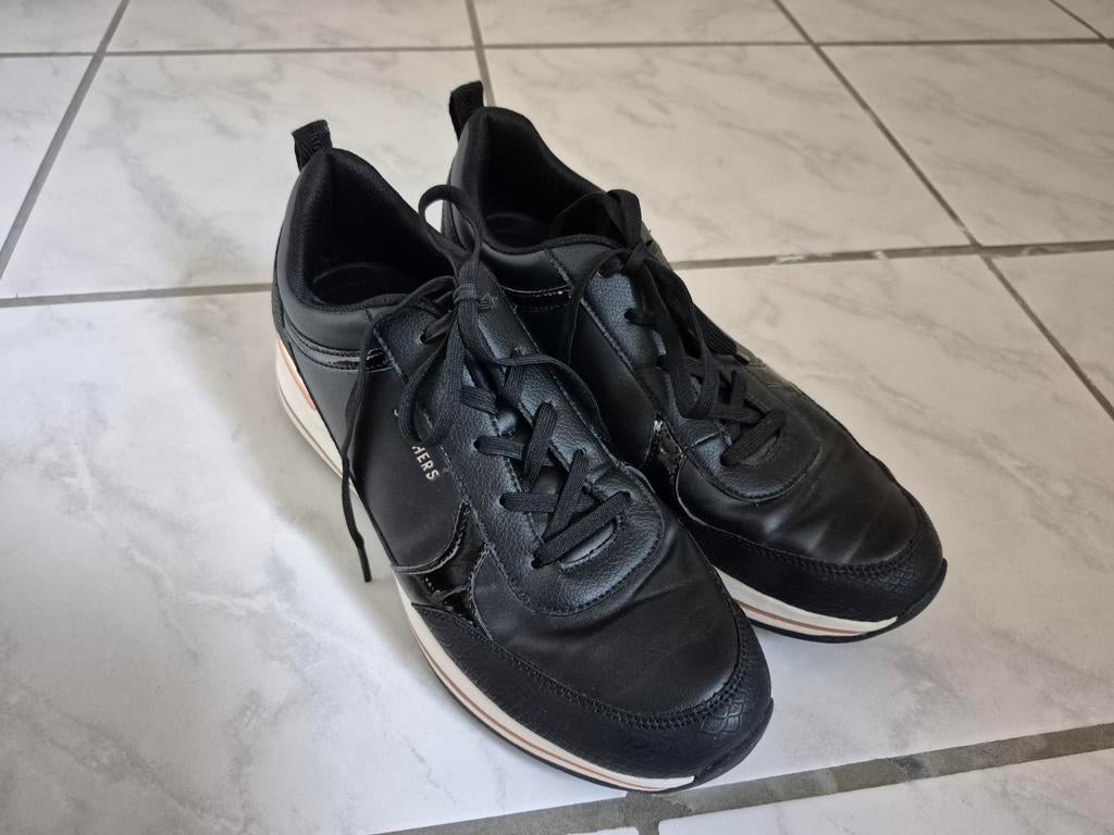 DAMES SKECHERS MAAT 40, Ophalen, Zwart, Sneakers of Gympen, Zo goed als nieuw