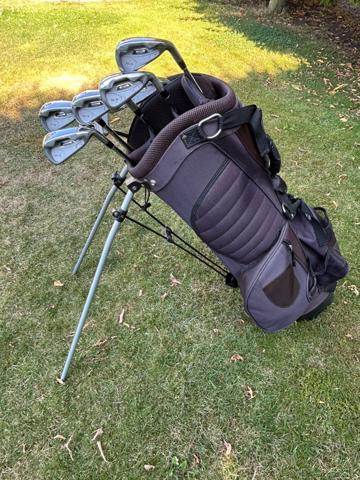 Golfset starter heren ijzer 5 t/m SW + putter & standbag tas, Sport en Fitness, Golf, Ophalen of Verzenden, Gebruikt, Set, Overige merken