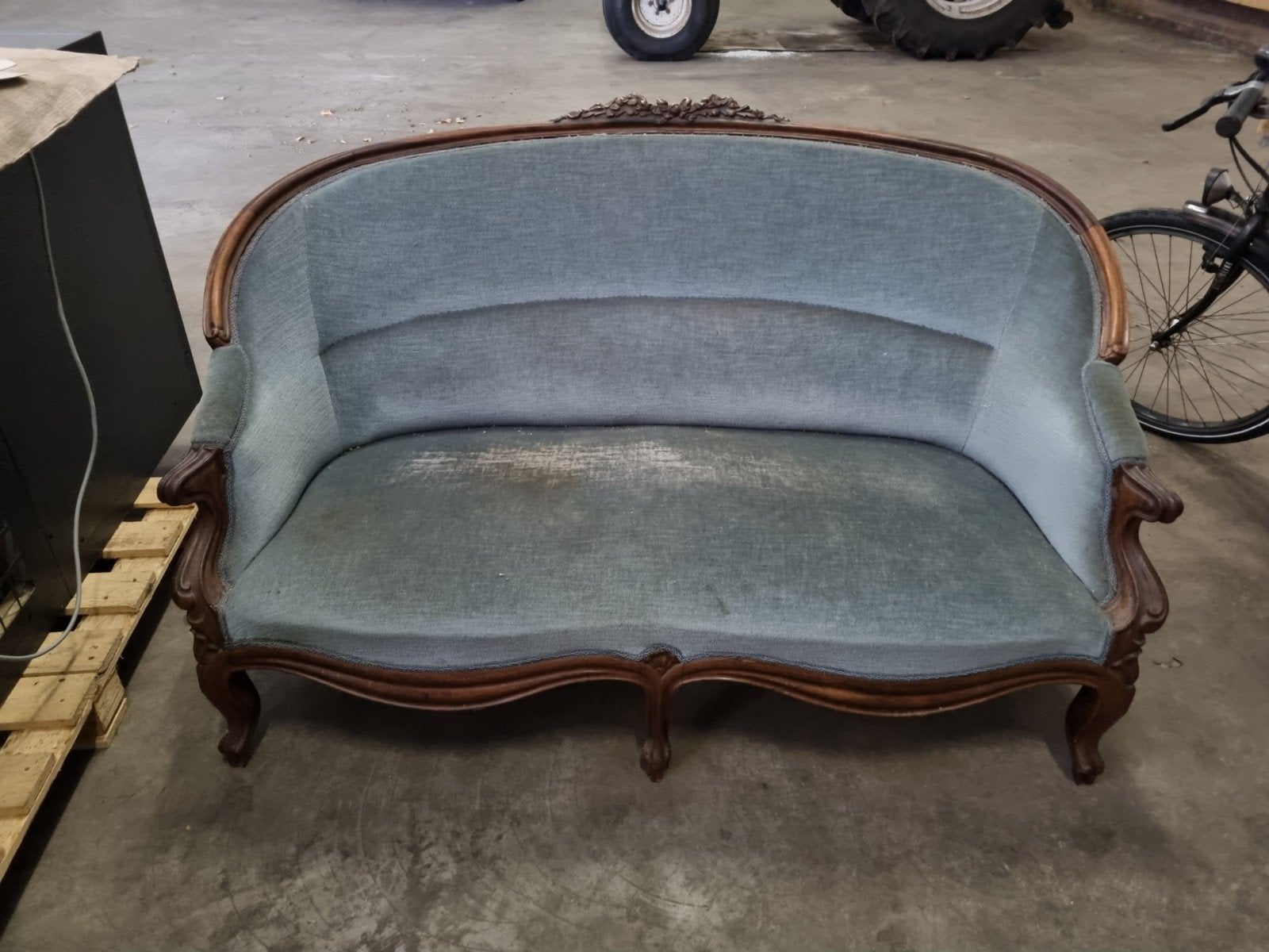 Antiek bankje, Antiek en Kunst, Antiek | Meubels | Stoelen en Banken, Ophalen