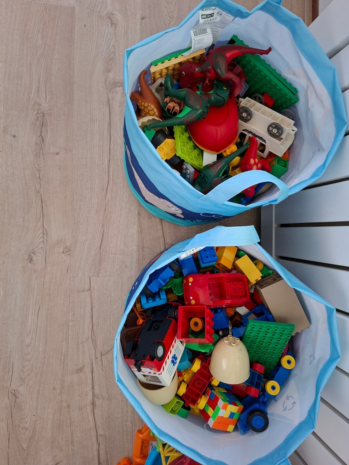Grote partij DUPLO in opbergzakken, Kinderen en Baby's, Ophalen, Gebruikt, Jongen of Meisje