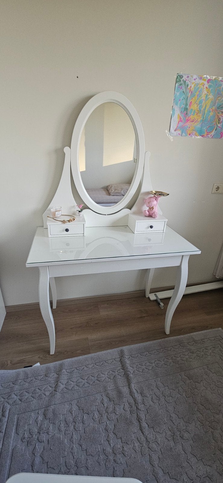 Ikea Kaptafel, Ophalen, 100 tot 150 cm, Modern, Klassiek, Romantisch, 50 tot 100 cm