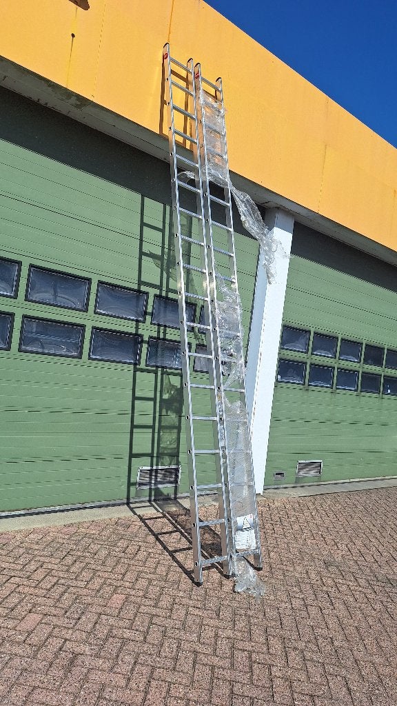 Ladder 18 tredes Hailo ProfiStep Uno 7118-001, Ophalen, Industriepark 2a9351PA Leek, Gebruikt, Ladder