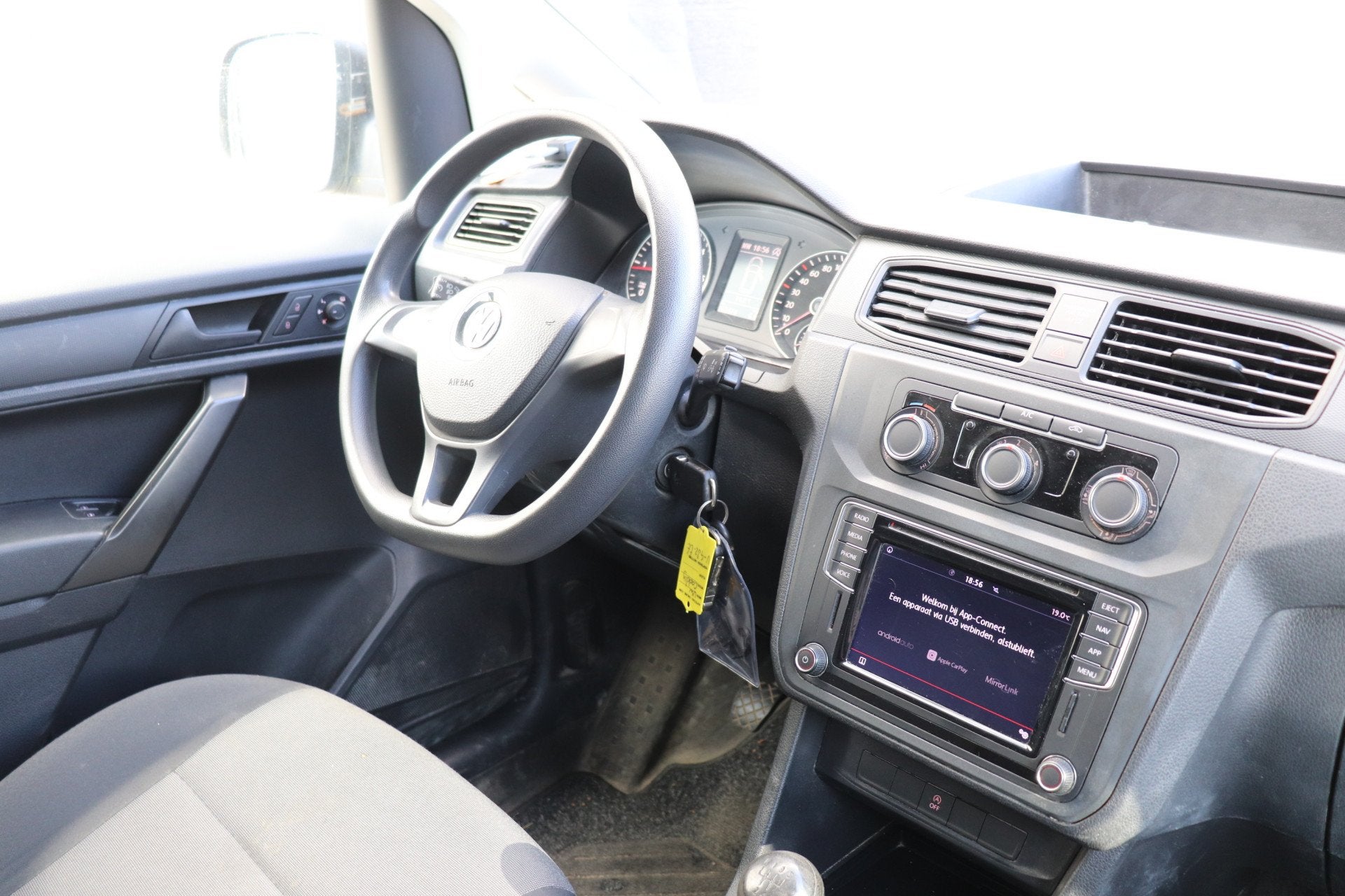 Volkswagen Caddy 2.0 TDI EURO 6 - Airco - Cruise - Navi -, Stof, Gebruikt, 4 cilinders, Volkswagen