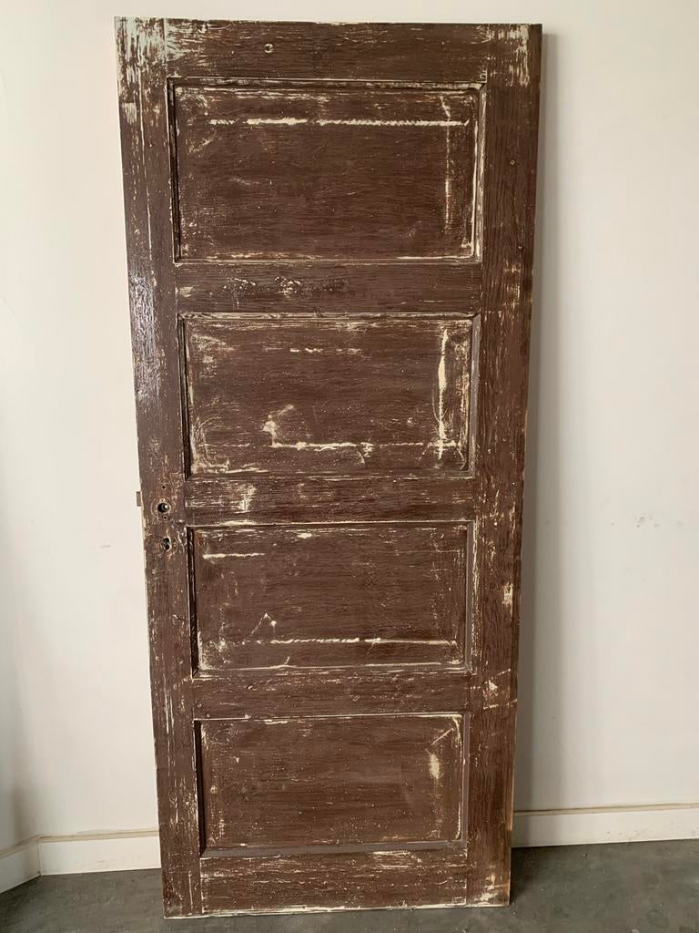 Oude paneeldeur, Ophalen, Gebruikt, 80 tot 100 cm, Binnendeur