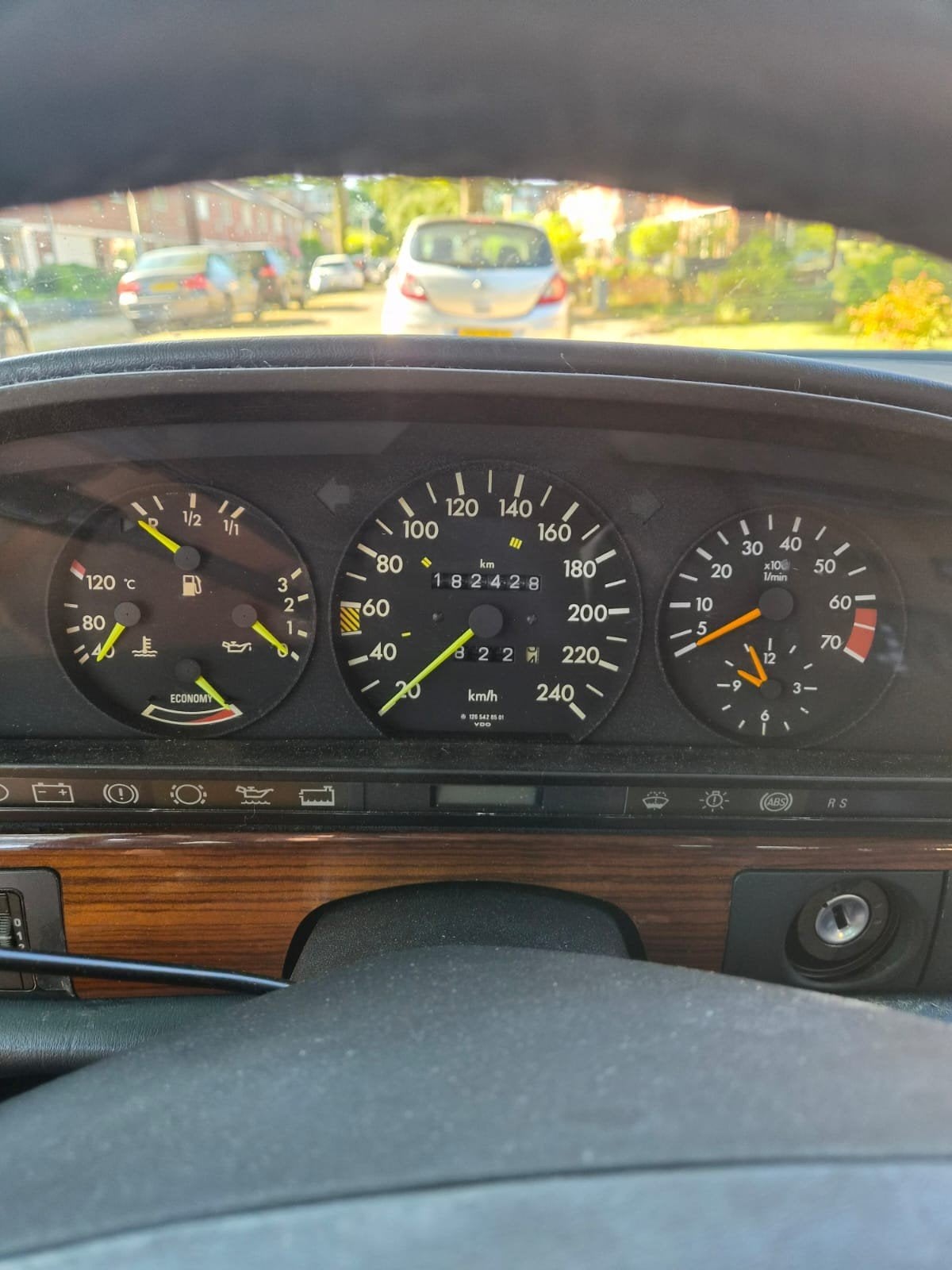 Mercedes-Benz S-Klasse 3.0 300 SE AUT K6 1988 Blauw, Auto's, Automaat, Achterwielaandrijving, 1573 kg, Particulier