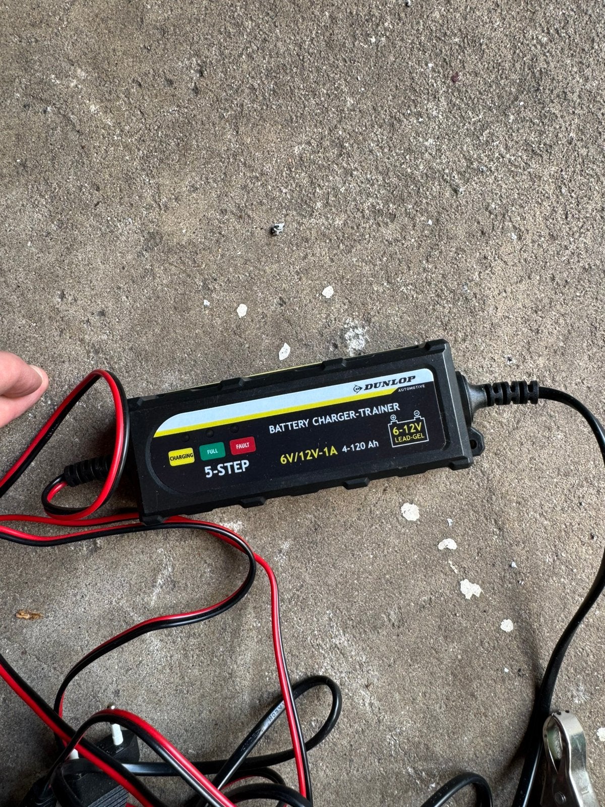 Dunlop druppellader acculader motor, Ophalen, Nieuw
