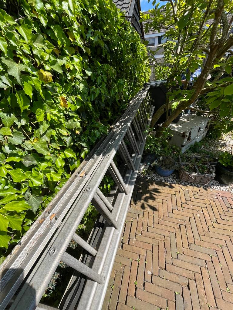 Altrex 3-delige Reformladder 3x12 | Aluminium |, Ophalen, Gebruikt, Opvouwbaar of Inschuifbaar, 4 meter of meer