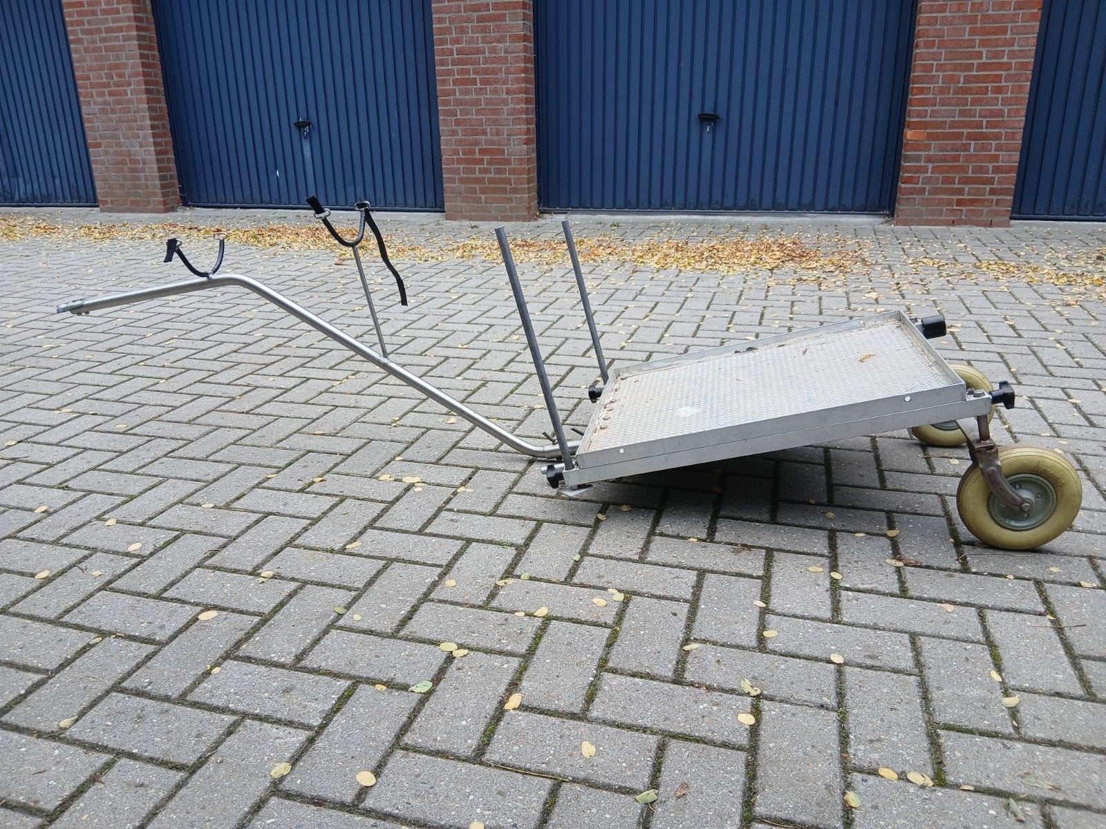 Viskar/Transportkar voor visspullen - Aluminium, Ophalen of Verzenden, Gebruikt, Overige typen