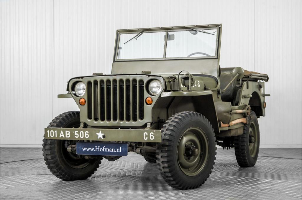Willys Jeep MB oorlogsjeep WW2 1943 (bj 1943), Gebruikt, Overige modellen, Bedrijf, Handgeschakeld