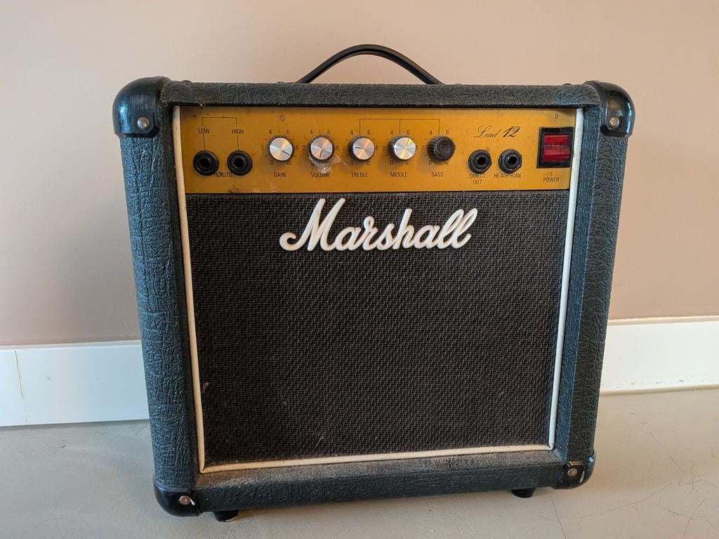 Vintage Marshall Lead 12 Model 5005 gitaarversterker 19, Muziek en Instrumenten, Versterkers | Bas en Gitaar, Ophalen of Verzenden