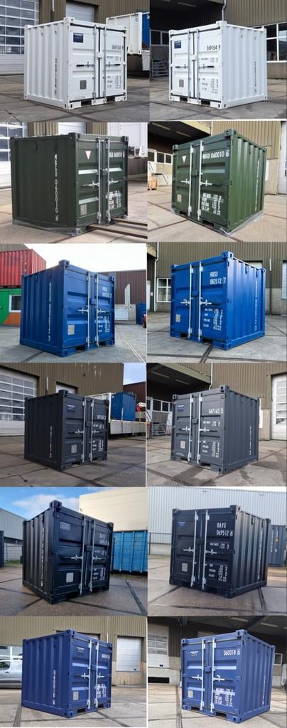 6ft containers diverse kleuren zware kwaliteit., Ophalen of Verzenden