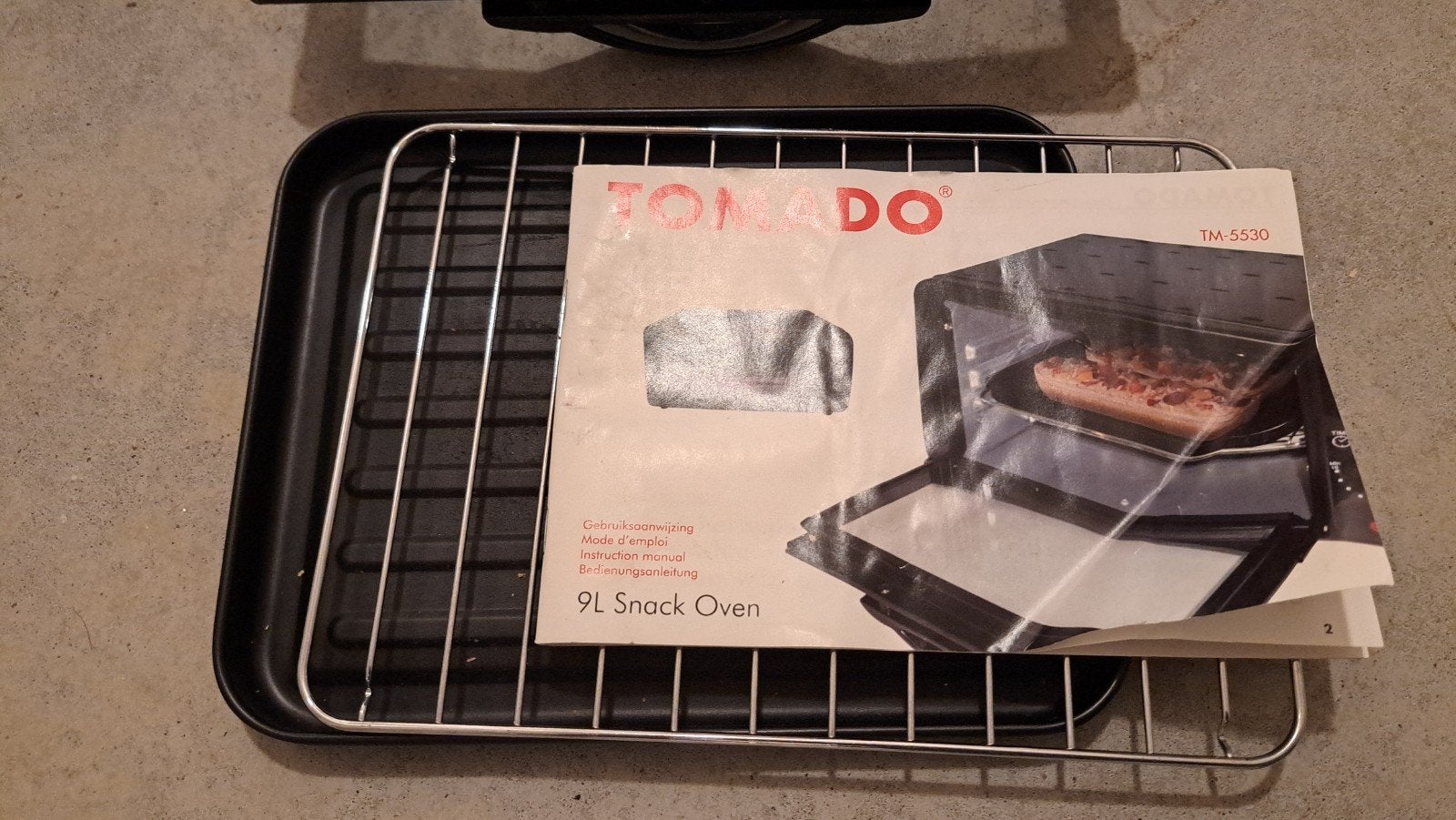Tomado oventje, Ophalen, Zo goed als nieuw