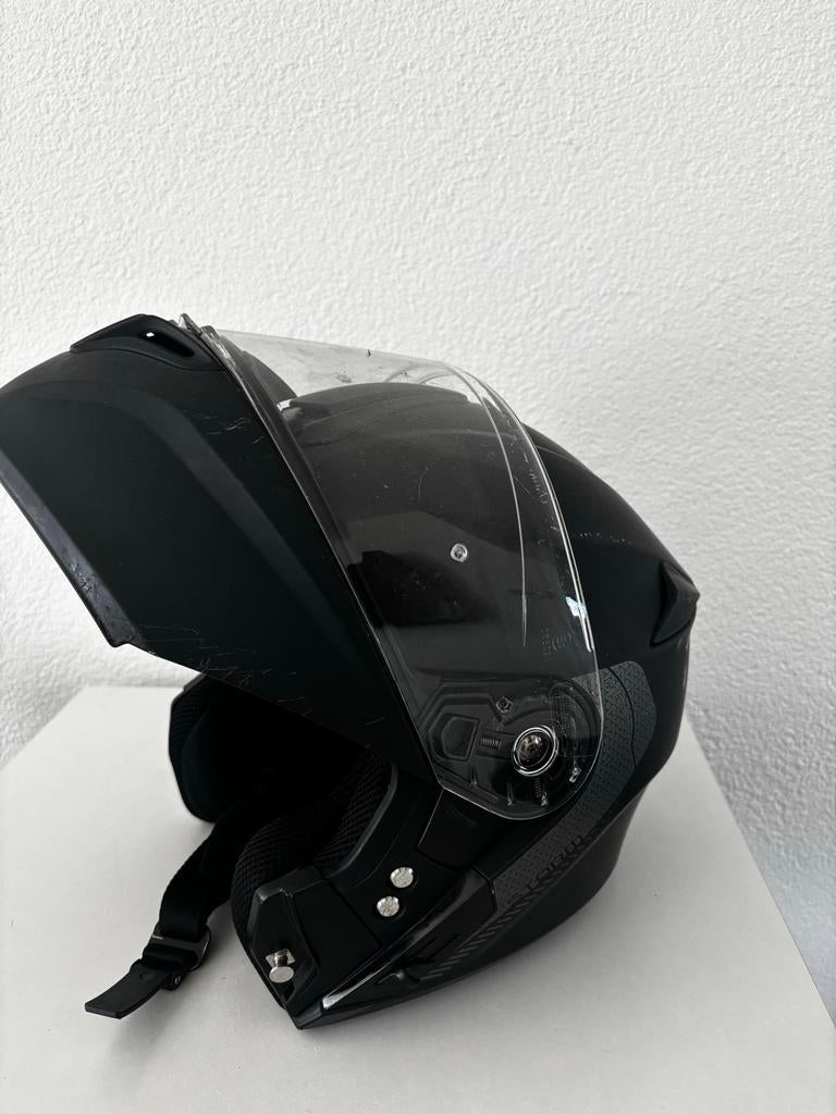 MT Helm Systeemhelm - Zwart, Motoren, Kleding | Motorhelmen, Overige merken, Systeemhelm, Heren, Ophalen of Verzenden