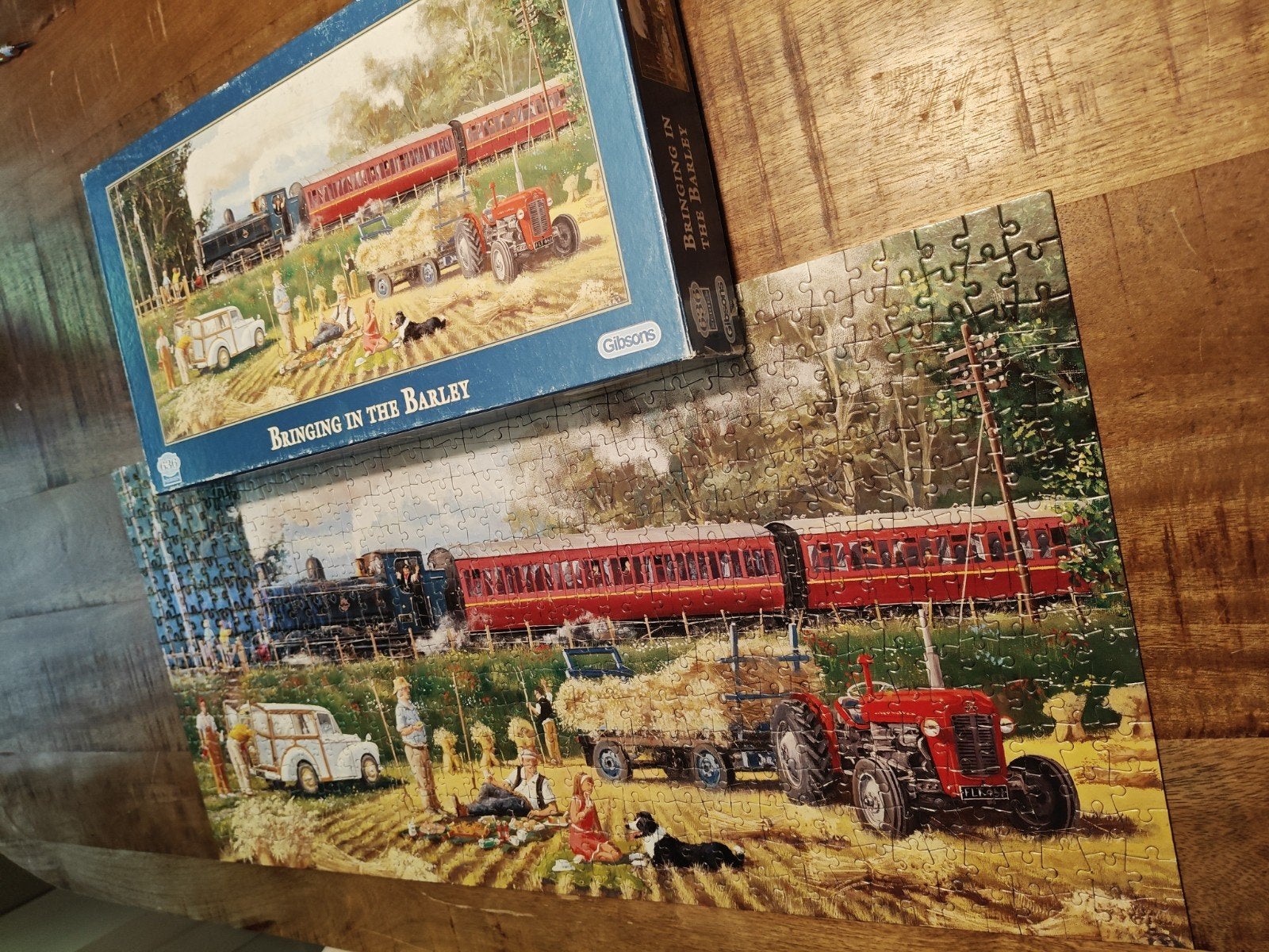 Gibsons, Bringing in the Barley, 636 pieces, Ophalen, 500 t/m 1500 stukjes, Gebruikt, Legpuzzel