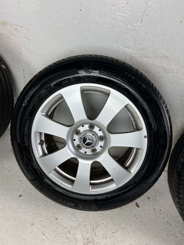 Originele Mercedes S-Klasse w221 velgen 17" 5x112 zomerset, Niet ingevuld, Gebruikt, Banden en Velgen, Niet ingevuld