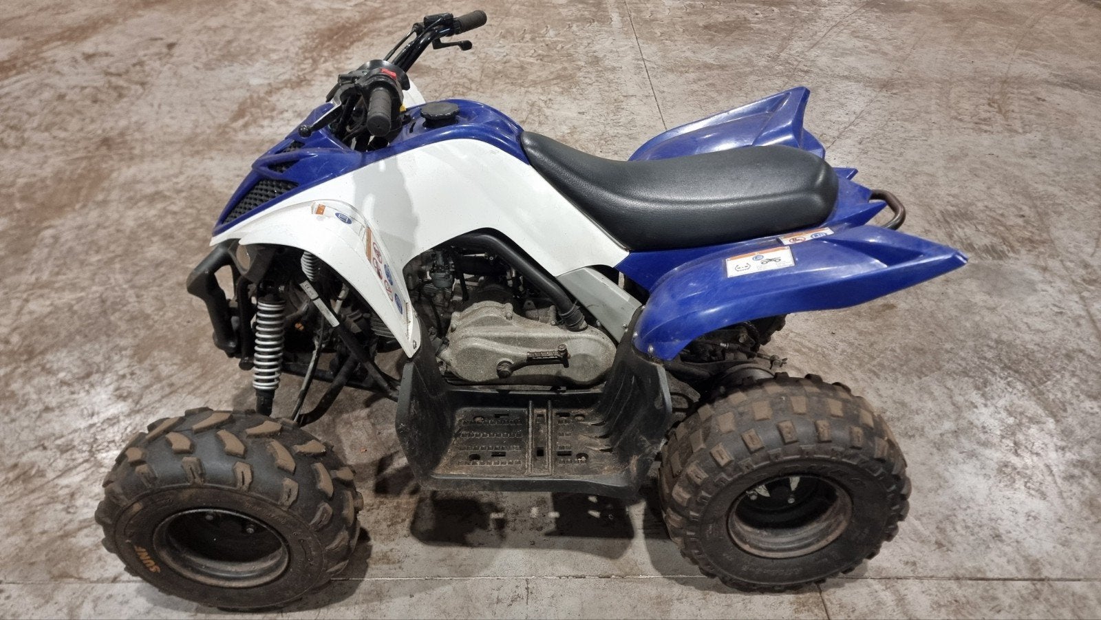 Yamaha YFM90 Kinderquad, 90 cc, 11 kW of minder, 1 cilinder