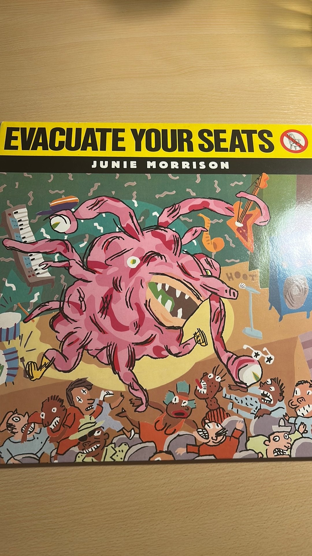 Junie Morrison - Evacuate Your Seats LP (1984), Originele persing, Ophalen of Verzenden, Gebruikt, 12 inch