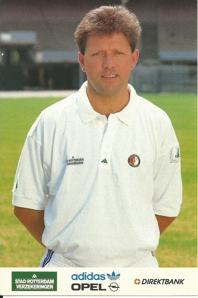 1992-1993 fotokaart Geert Meijer Feyenoord, Verzenden, Zo goed als nieuw, Feyenoord, Spelerskaart