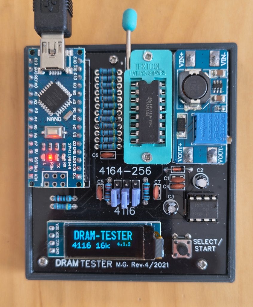 RAM / DRAM geheugen tester voor vintage 4116, 4164 en 41256, Computers en Software, Ophalen of Verzenden, Nieuw