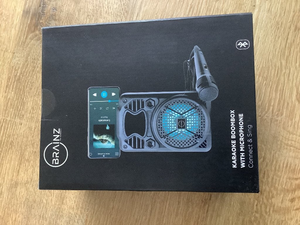 Brainz karaoke boombox, Ophalen of Verzenden, Nieuw, Complete set