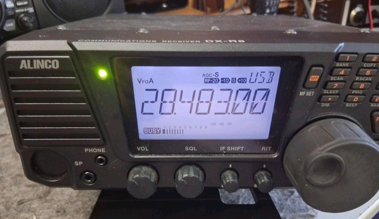 Alinco DX-R8E Kortegolf Ontvanger 0.15-35 MHz, Ophalen of Verzenden, Gebruikt