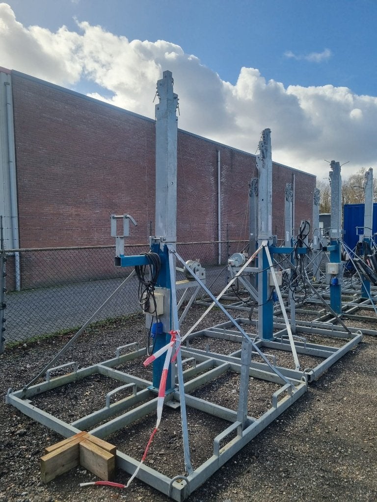lichtmast 3 tot 11 meter Met handlier gebruikt, Gebruikt, Met statief, Ophalen of Verzenden, Lamp met armatuur