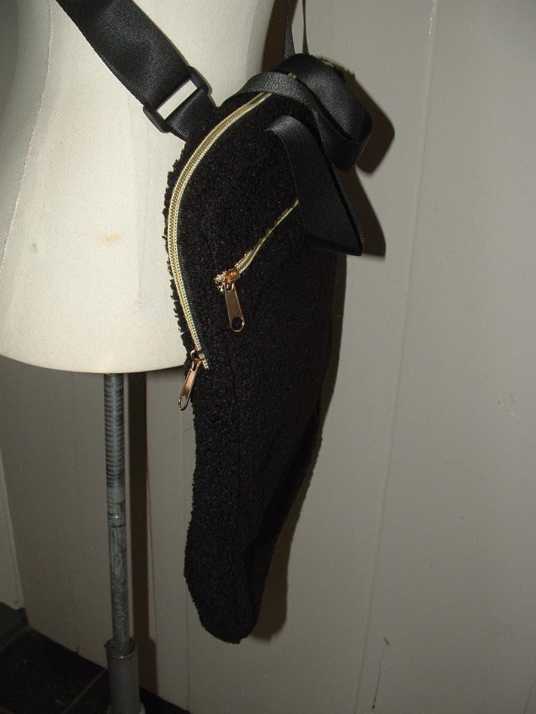 Teddy schoudertas tas crossbody handtas tas, Ophalen of Verzenden, Zo goed als nieuw, Zwart, Overige merken