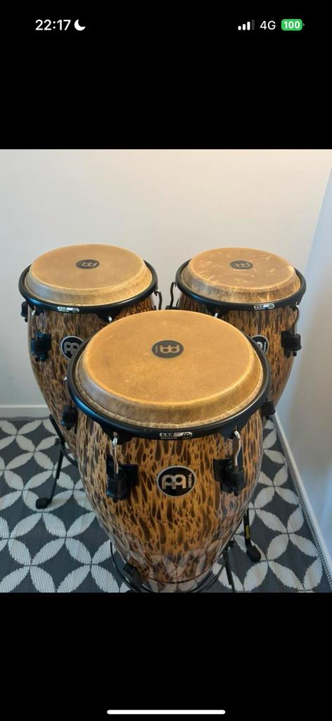 2 piece Meinl Leopard serie conga set, Muziek en Instrumenten, Ophalen, Zo goed als nieuw, Trommel