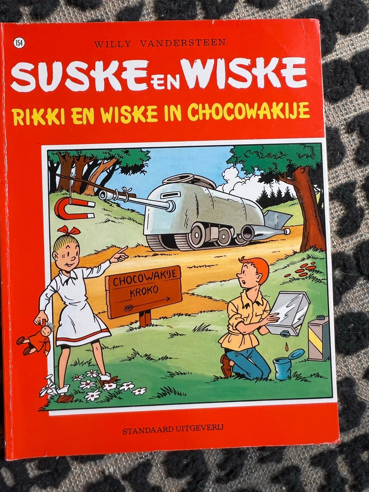 Suske en Wiske - Rikki en Wiske in Chocowakije, Eén stripboek, Ophalen of Verzenden, Gelezen