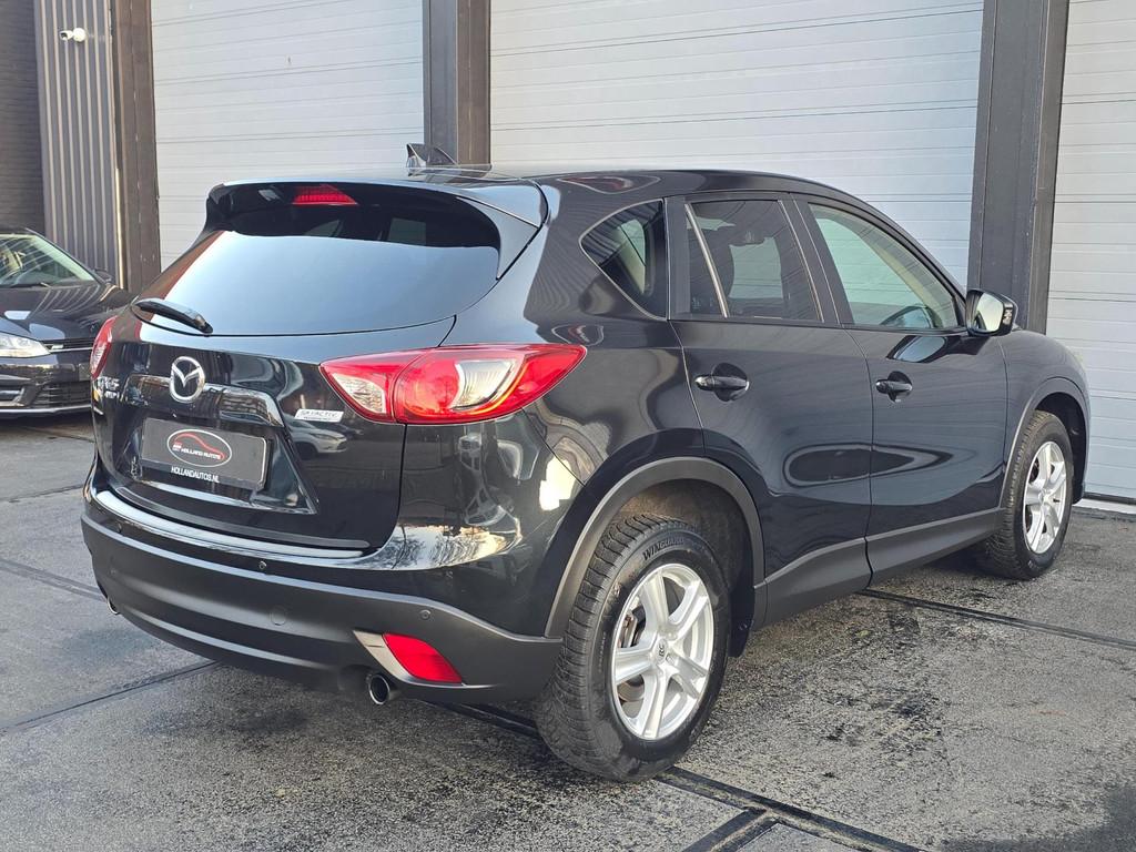 Mazda CX-5 2.0 4WD nette staat, leer, 15 km/l, Gebruikt, Zwart, USB