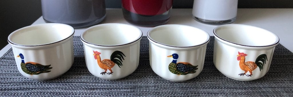 Villeroy & Boch Design Naif Ramekins x 4, Huis en Inrichting, Nieuw, Ophalen of Verzenden, Overige stijlen, Porselein