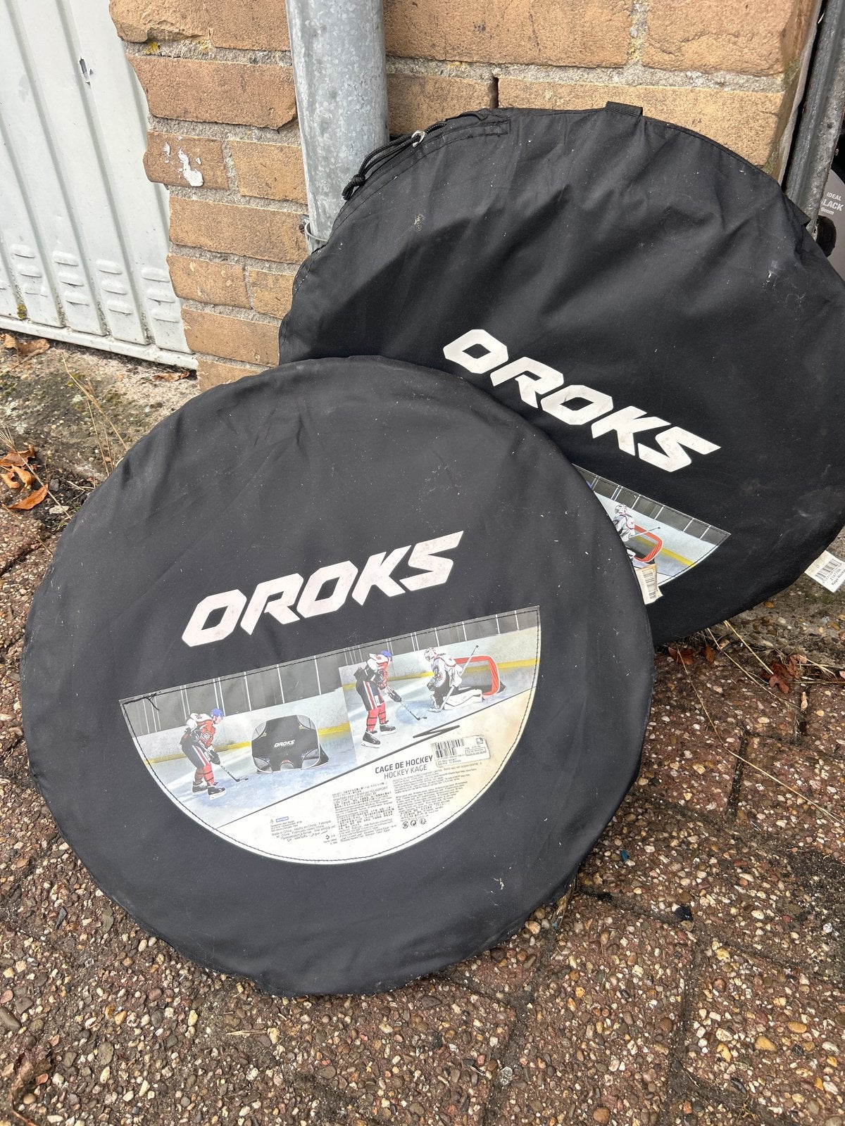 Orok's ijshockey kooi/doel - draagbaar en compleet, Ophalen of Verzenden, Gebruikt