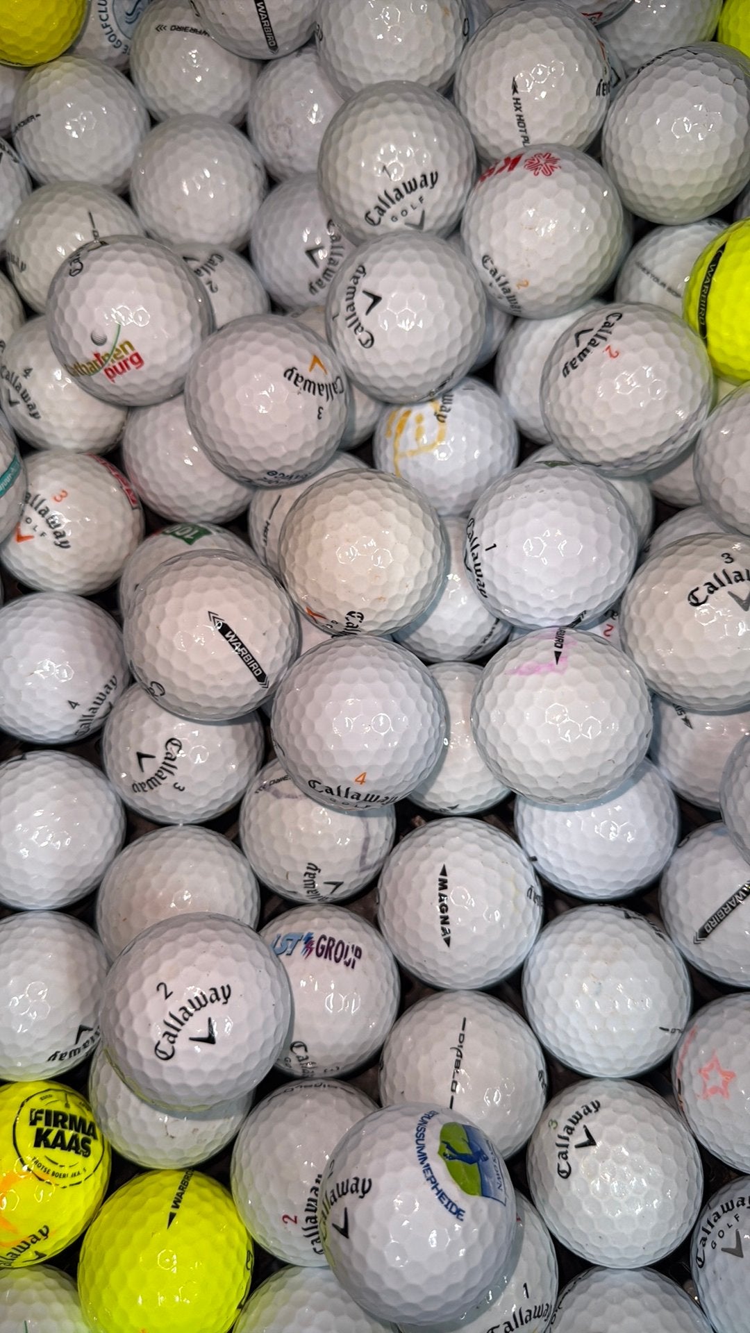 Callaway warbird golfballen AAAA kwaliteit 100 stuks, Sport en Fitness, Ophalen of Verzenden, Zo goed als nieuw, Bal(len), Callaway