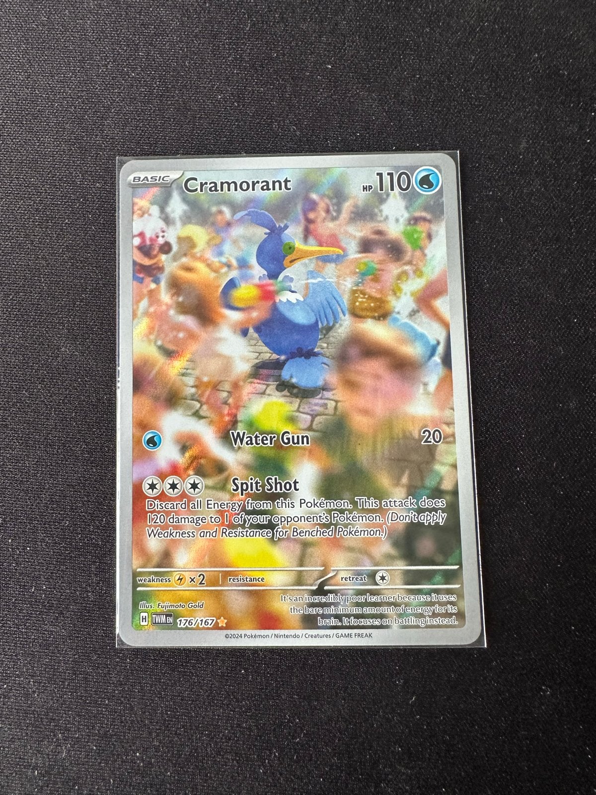 Cramorant 176/167 Twilight Masquerade Pokémon kaart NM, Ophalen of Verzenden, Zo goed als nieuw, Losse kaart