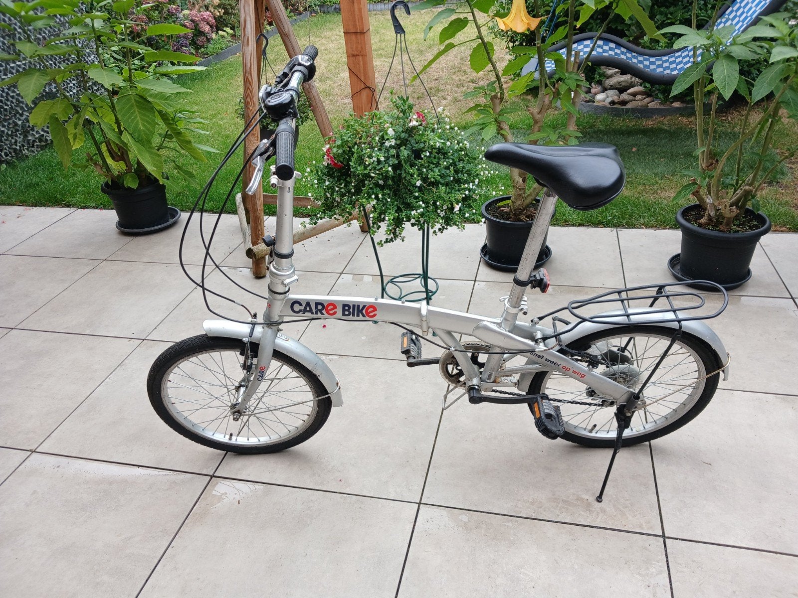 car bije vouwfiets 6 versnellingen, Fietsen en Brommers, Fietsen | Vouwfietsen, Overige merken, Gebruikt, Versnellingen, Ophalen of Verzenden