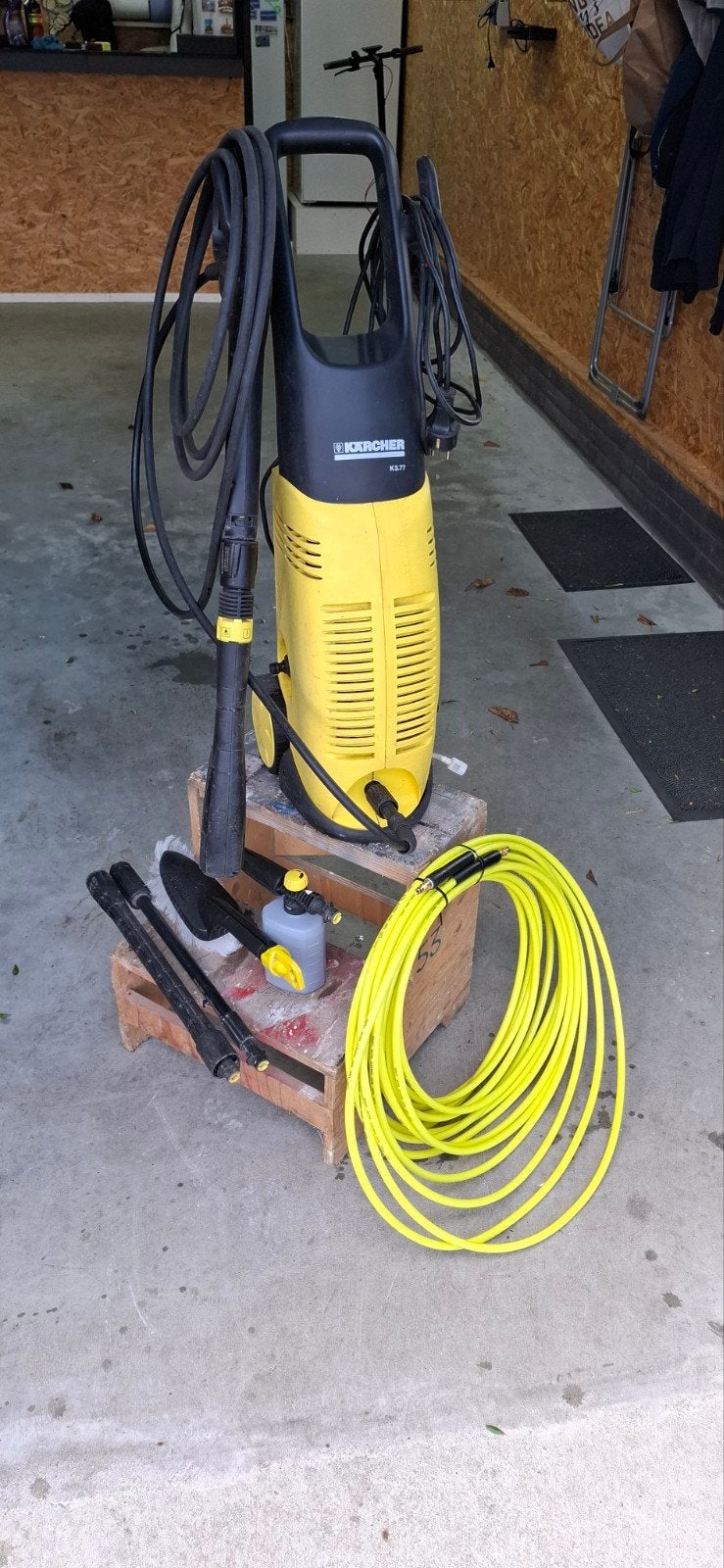 karcher k.377, Ophalen, Elektrisch