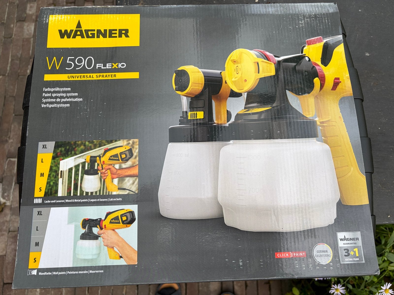 Nieuwe Wagner W590 Flexio Verfspuit - Ongebruikt!, Ophalen of Verzenden, Nieuw, Verfspuit of Verfpomp