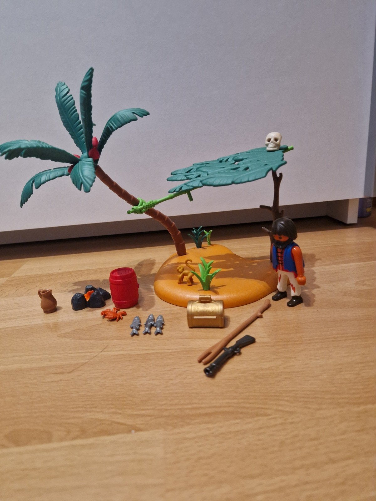 Playmobil Pirateneiland met Piraat en Schat, Ophalen of Verzenden, Gebruikt, Jongen of Meisje