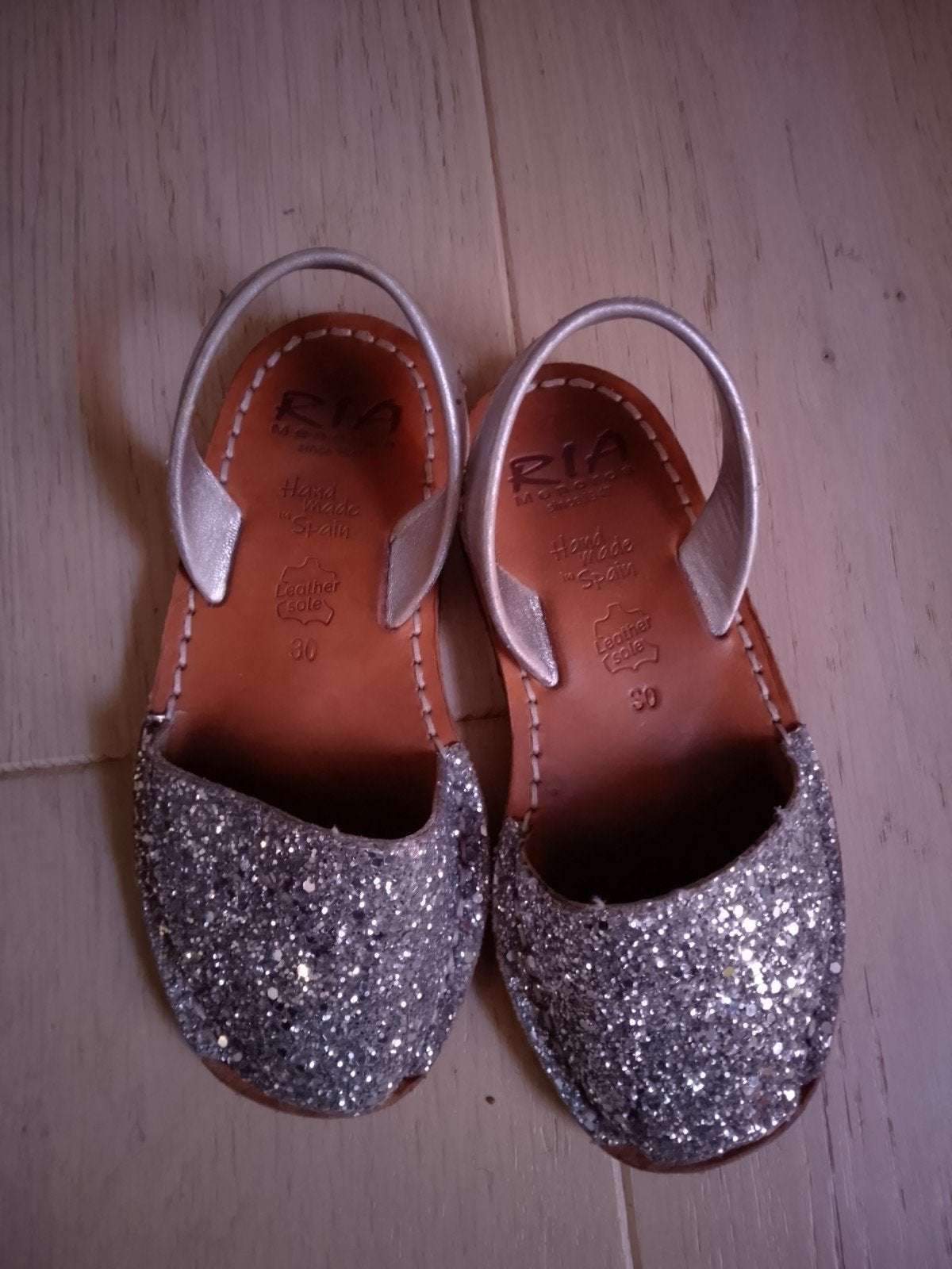 RIA Avarca sandalen met glitter, maat 30, Ophalen, Meisje, Schoenen, RIA