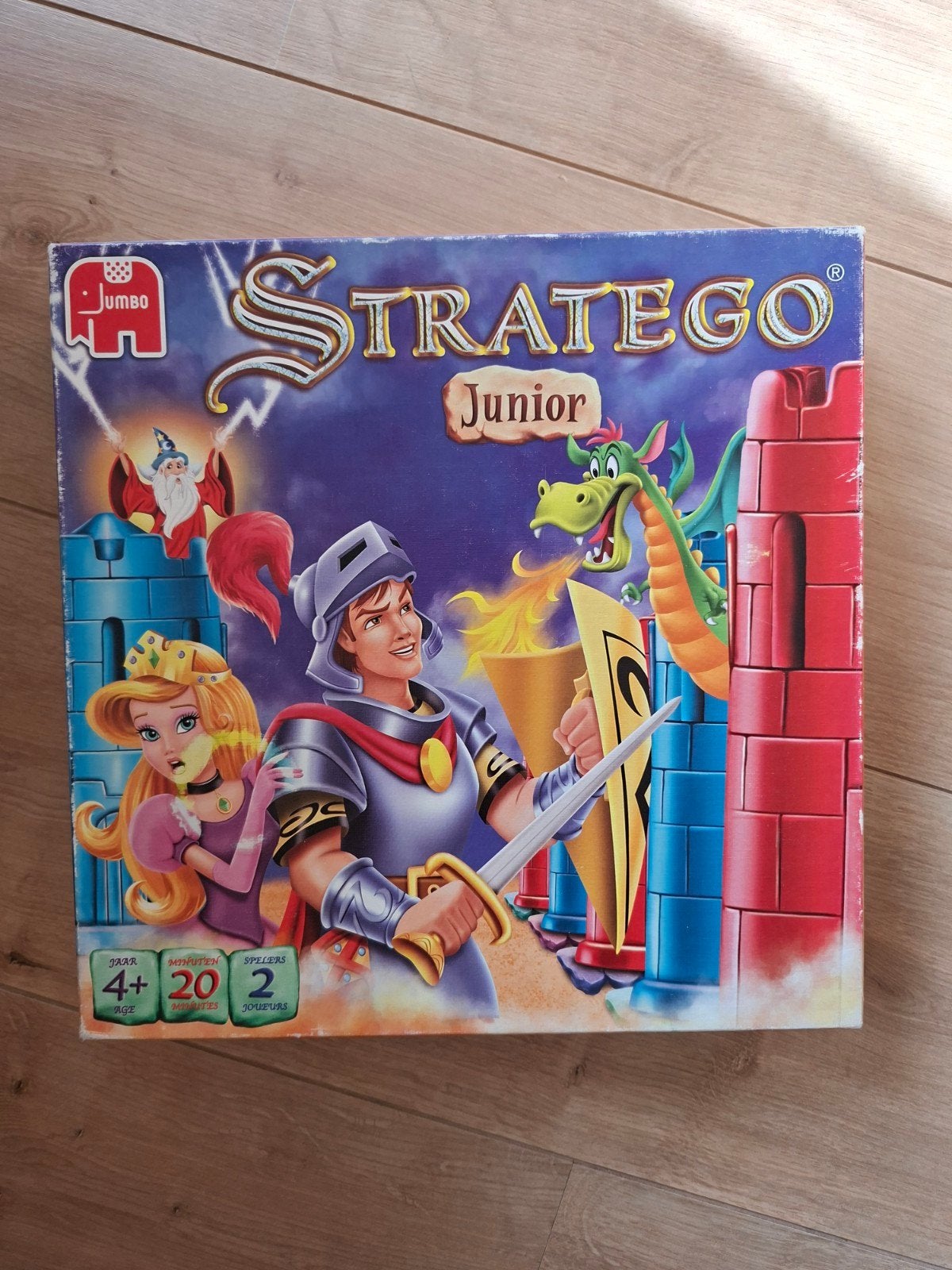 Stratego Junior bordspel - vanaf 4 jaar, Een of twee spelers, Ophalen of Verzenden, Gebruikt, Jumbo