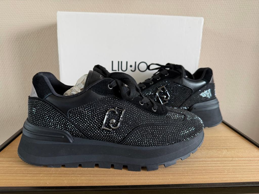 Nieuw! Liu Jo Sneakers Zwart Glitters 40, Kleding | Dames, Schoenen, Zwart, Nieuw, Ophalen of Verzenden, Sneakers of Gympen
