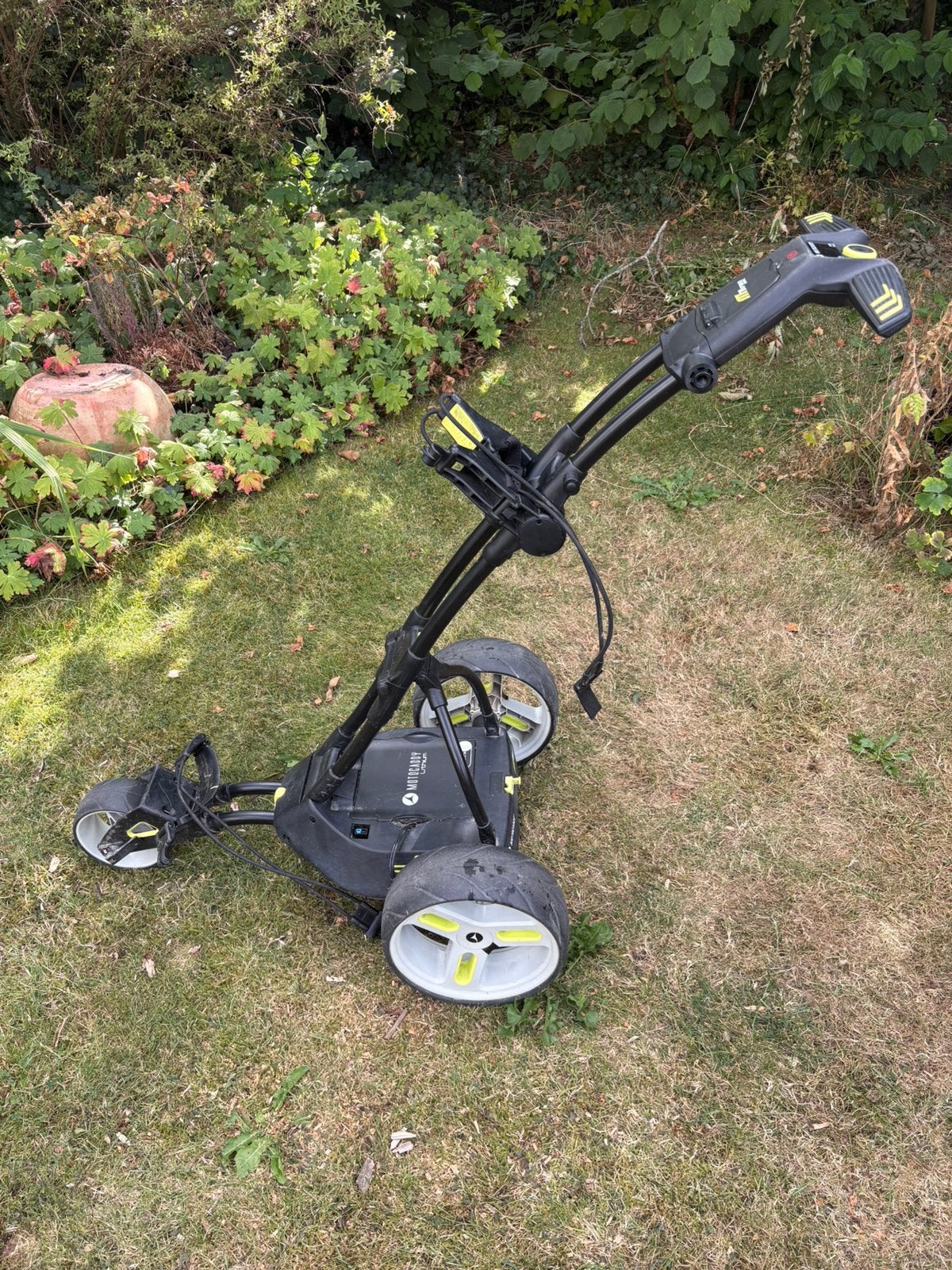Gebruikte Motocaddy M1 elektrische golftrolley, Sport en Fitness, Golf, Ophalen of Verzenden, Gebruikt, Golfkar, Overige merken