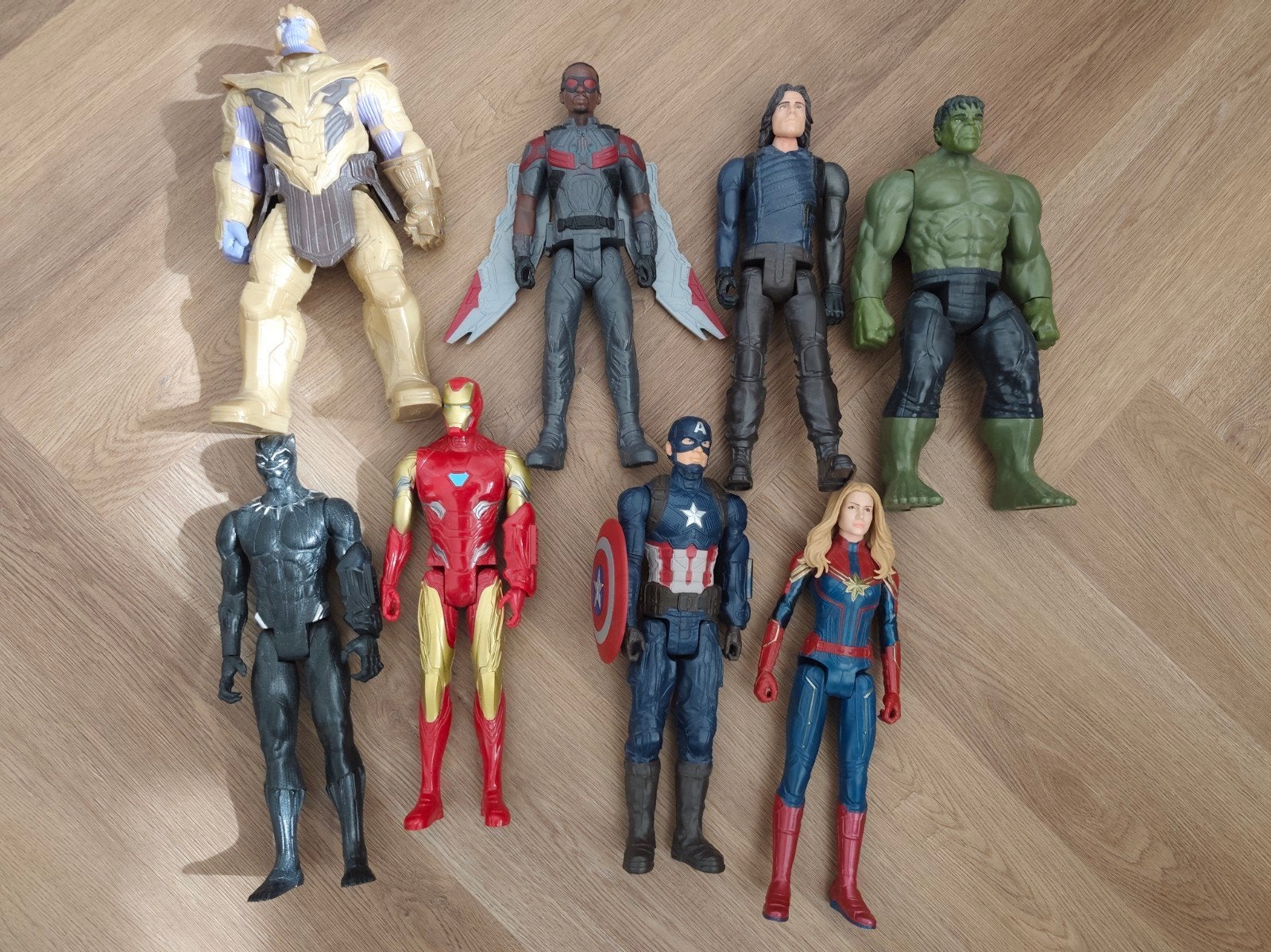 Grote set Marvel Avengers actiefiguren, Kinderen en Baby's, Speelgoed | Actiefiguren, Ophalen of Verzenden, Zo goed als nieuw