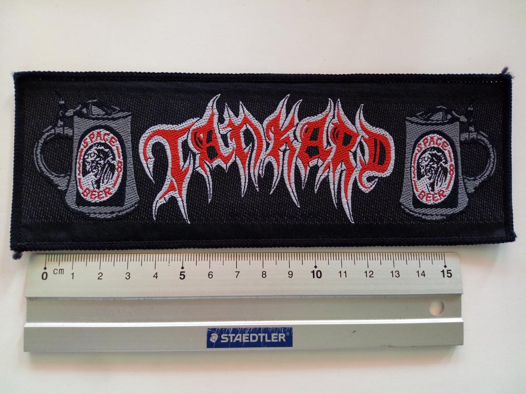 TANKARD ZEER ZELDZAME VINTAGE 1990 STRIP PATCH T101, Verzenden, Nieuw, Kleding